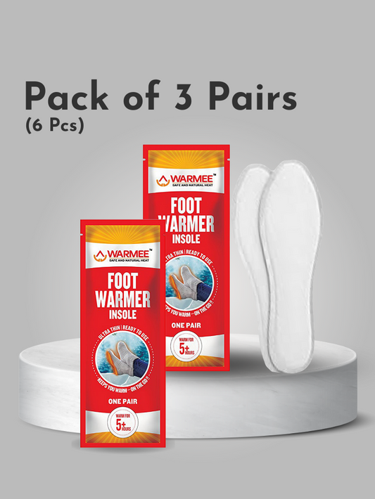 Foot Warmers (Pack Of 3 Pairs)