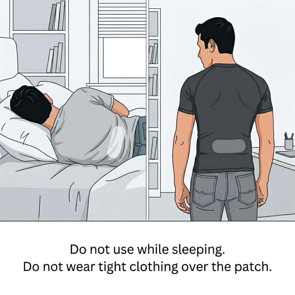 BluHeat Back Pain Relief Patches - Large Patches
