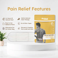 BluHeat Back Pain Relief Patches - Large Patches