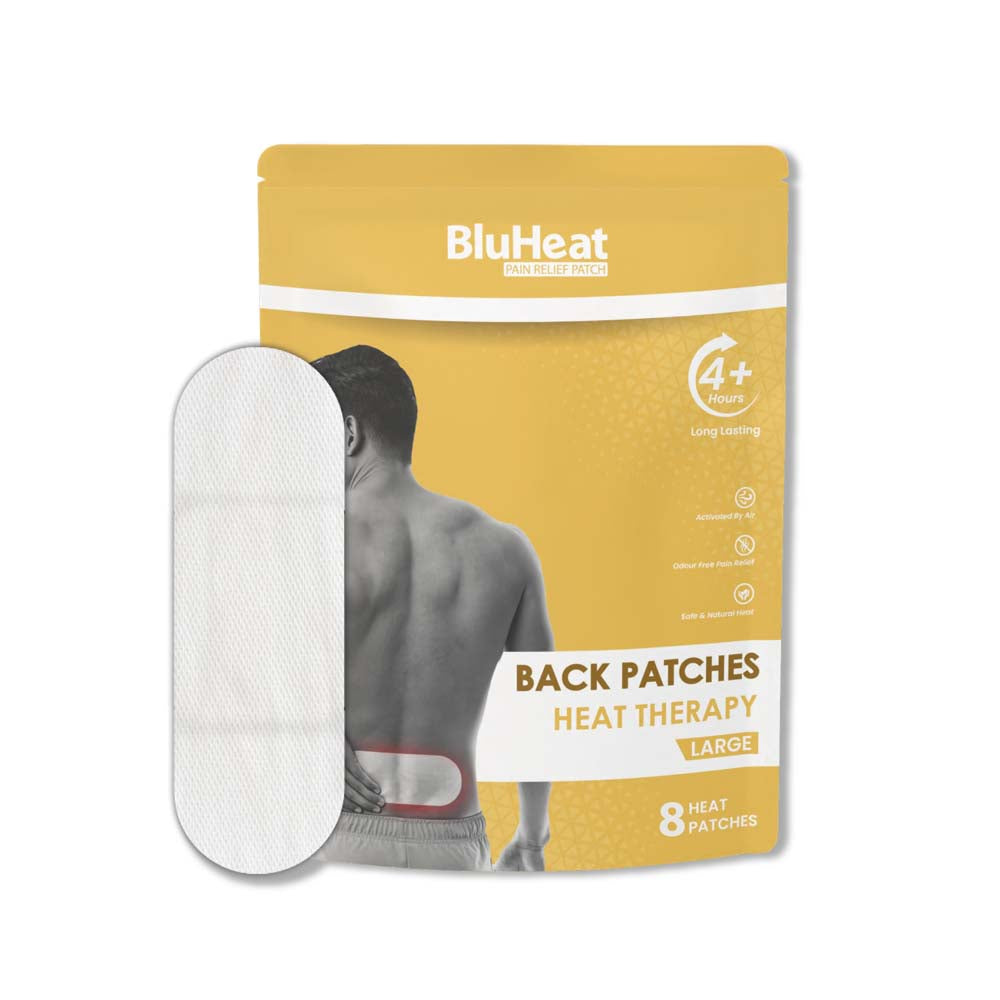 BluHeat Back Pain Relief Patches - Large Patches