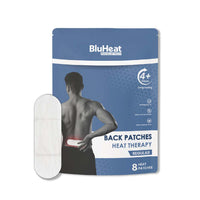BluHeat Back Pain Relief Patches