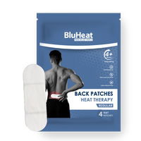 BluHeat Back Pain Relief Patches