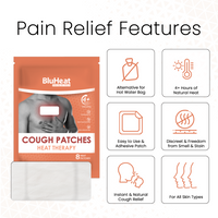 BluHeat Cough Decongestion - (Pack of 8 Patches)