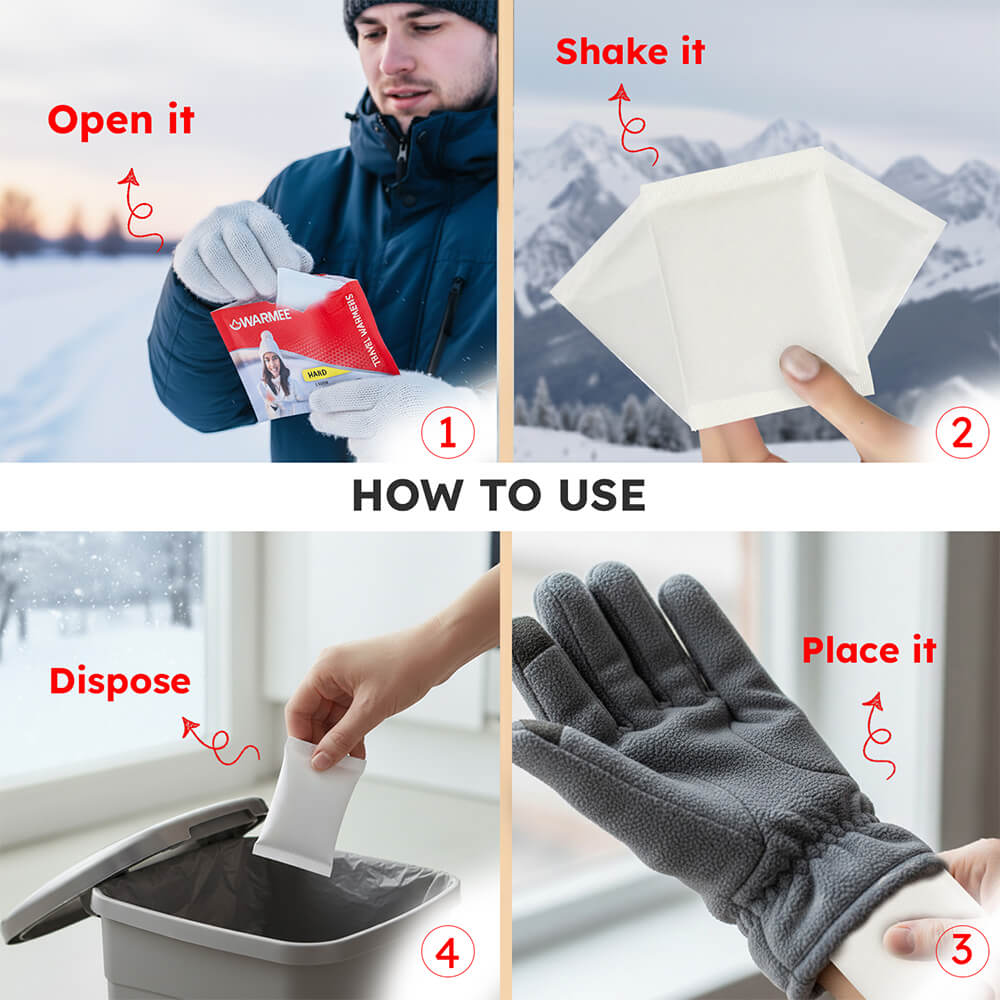 Hand Warmer (Pack of 4 Pairs )