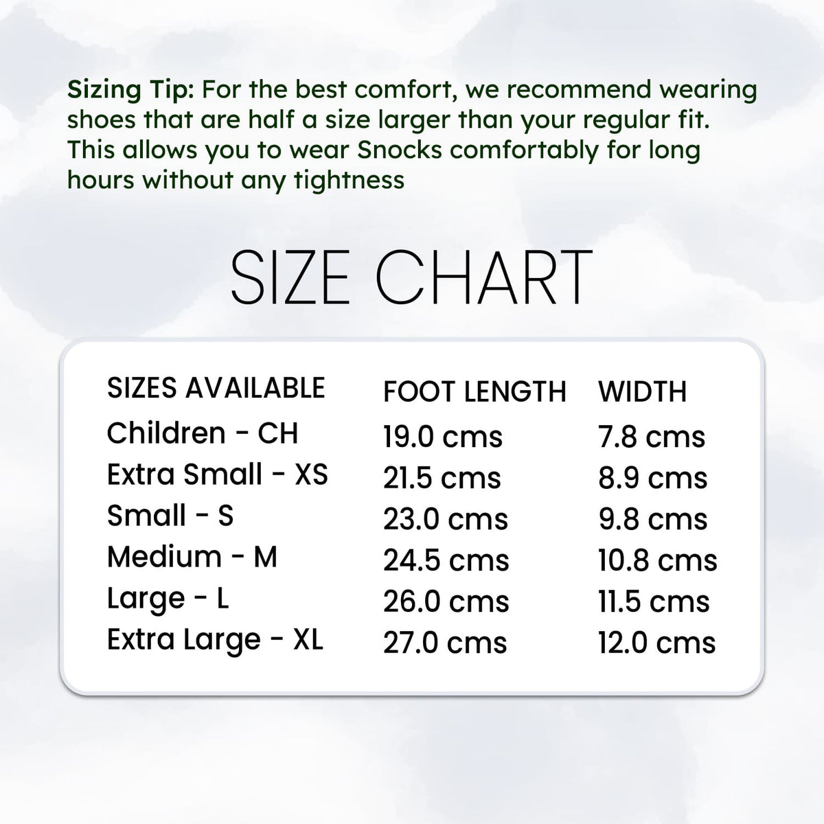 SNOCKS (1 pair)