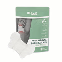 BluHeat Pain Relief Patches for Knee, Elbow & Ankle