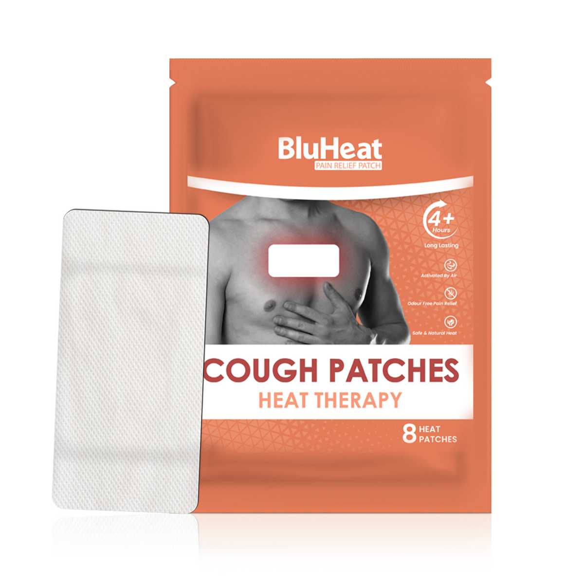 BluHeat Cough Decongestion - (Pack of 8 Patches)