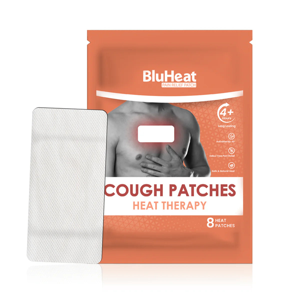 BluHeat Cough Decongestion Patches  (pack of 4 Patches)