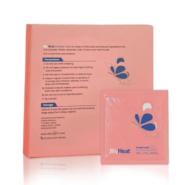 BluHeat Cramp Care Patches 5 of (Pack of 3)