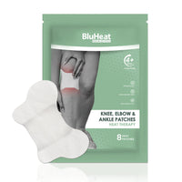 BluHeat Knee, Elbow & Shoulder Pain Relief Patches   - (Pack of 4 Patches)