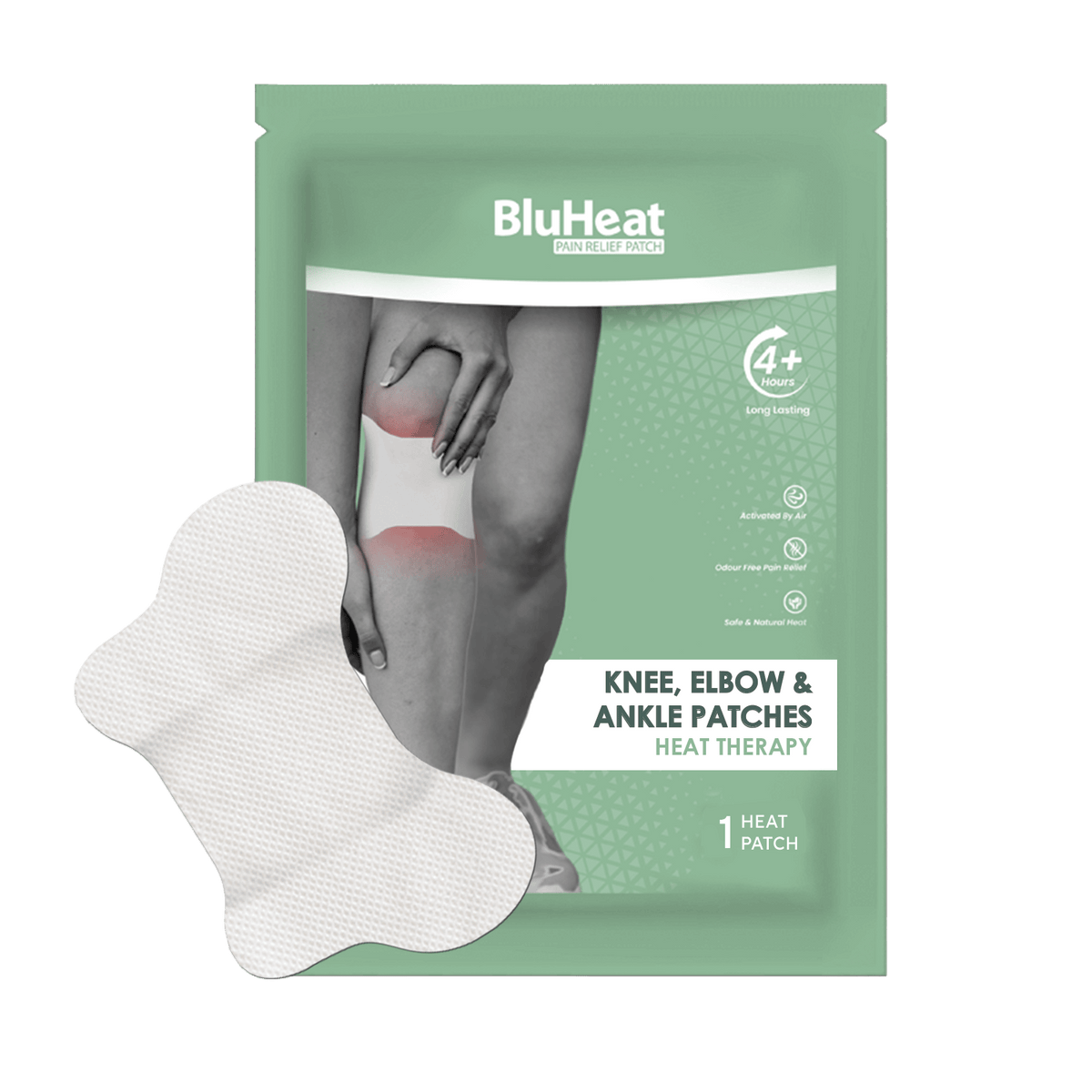 BluHeat Knee, Elbow & Shoulder Pain Relief Patches   - (Pack of 1 Patch)
