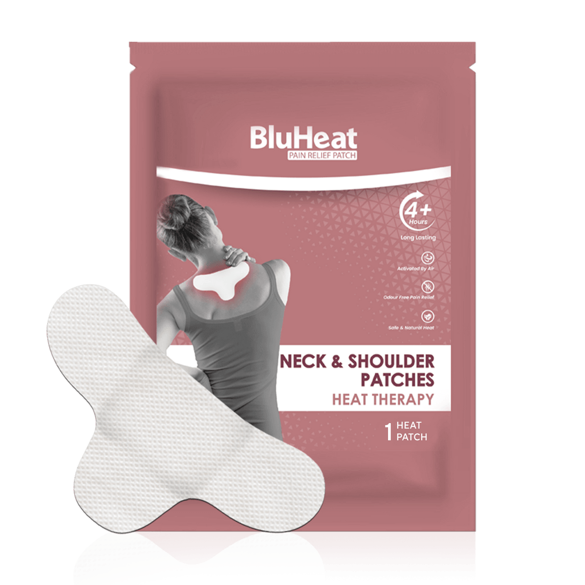 BluHeat Neck & Shoulder Pain Relief Patches    - (Pack of 1 Patch)