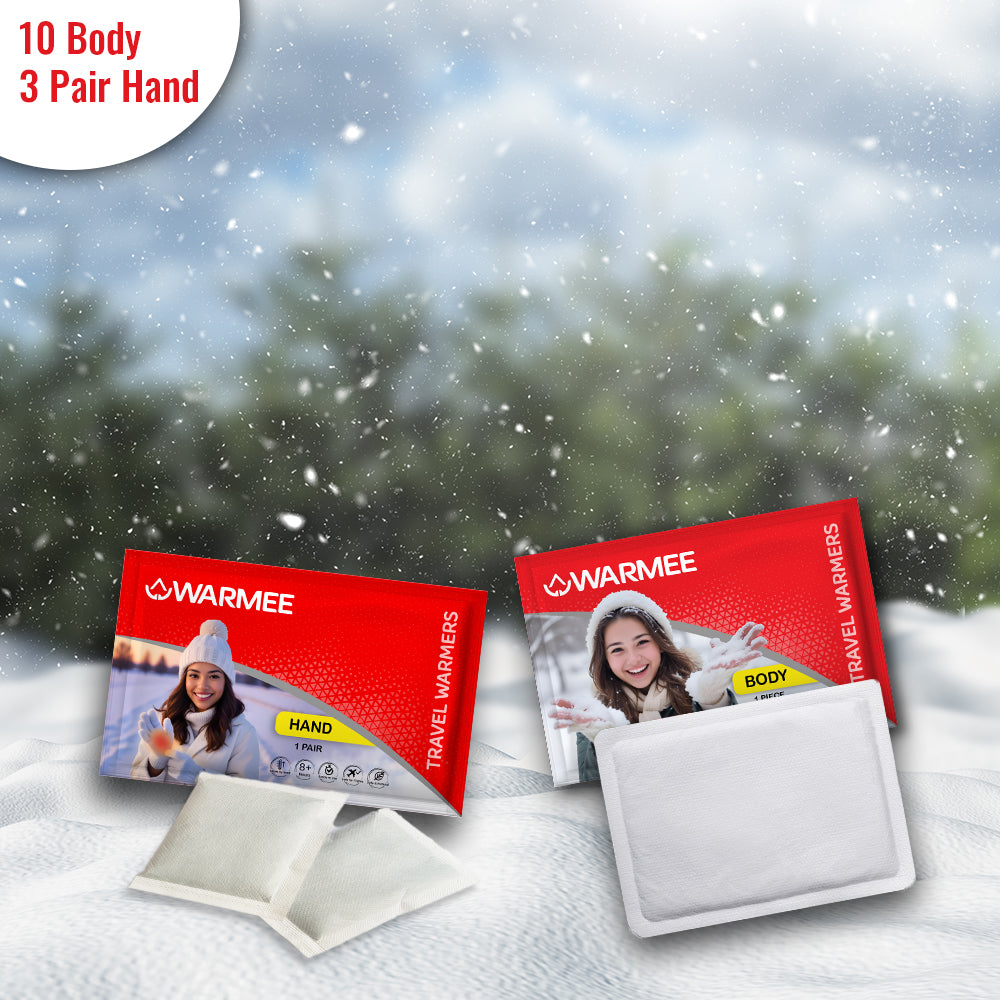 Body + Hand Warmer Combo (Pack Of 10 Pcs Body + 3 Pairs Hand)